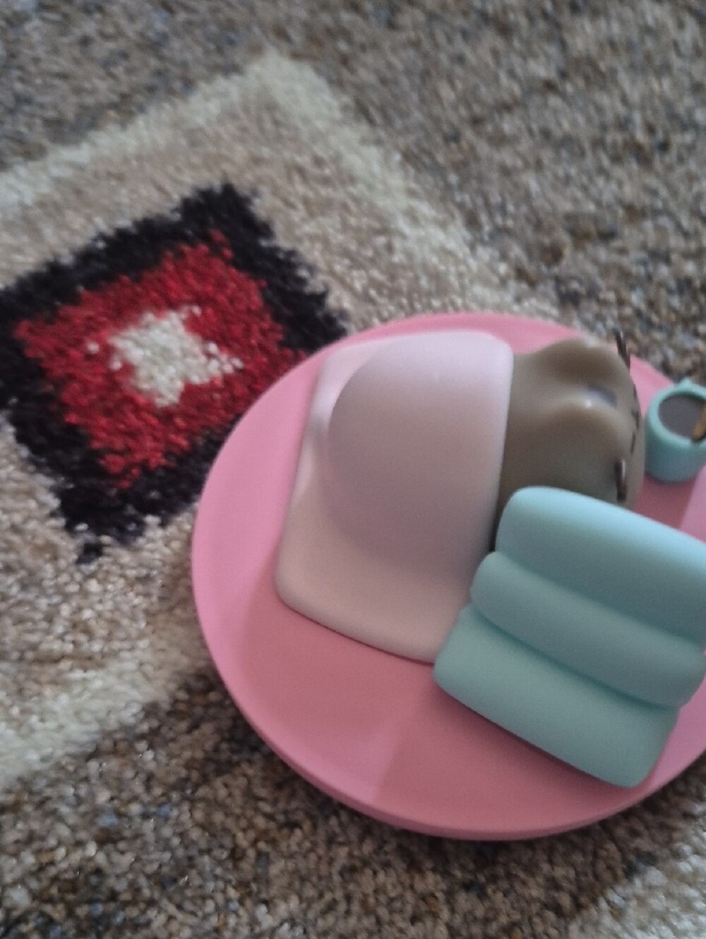 Pusheen Plush Trio Candy, Pink Play Base & Teal Tree Figure - Picture 10 of 10